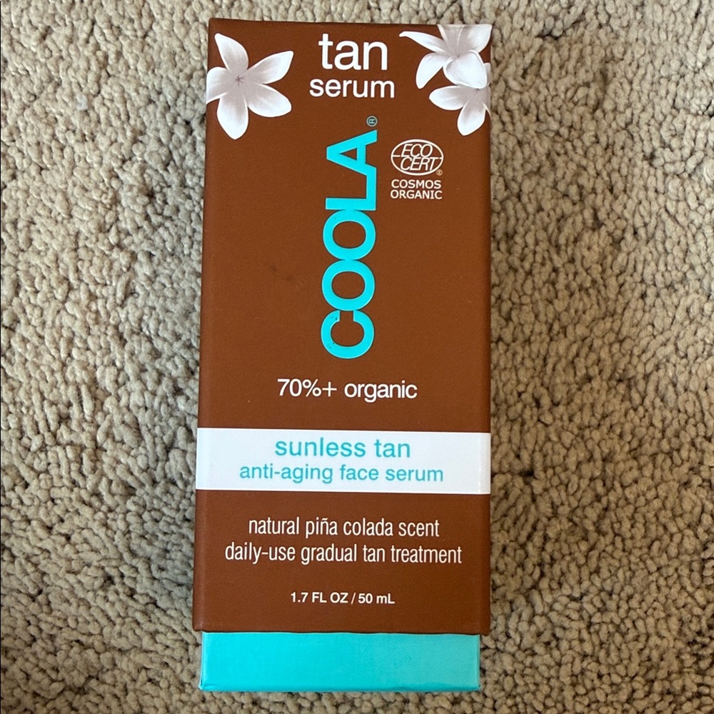 Coola Sunless Tan Anti Aging Face Serum 1.7 fl oz NEW unopened  UPC 857888006576